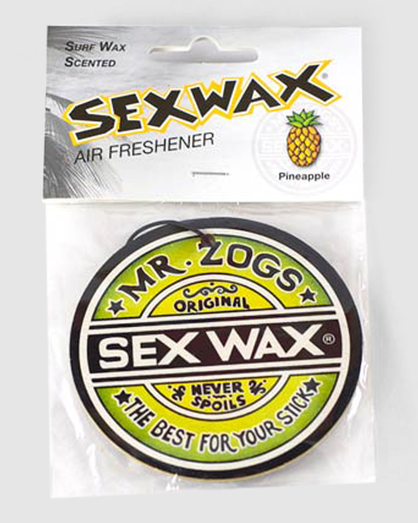 Sex Wax Car Air Freshener Pineapple – The Chook House