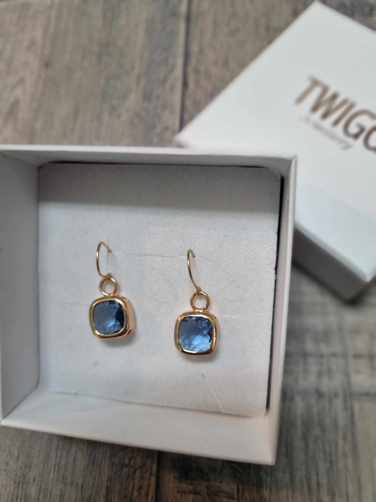 TWIGG JEWELLERY Audrey Squared Earrings