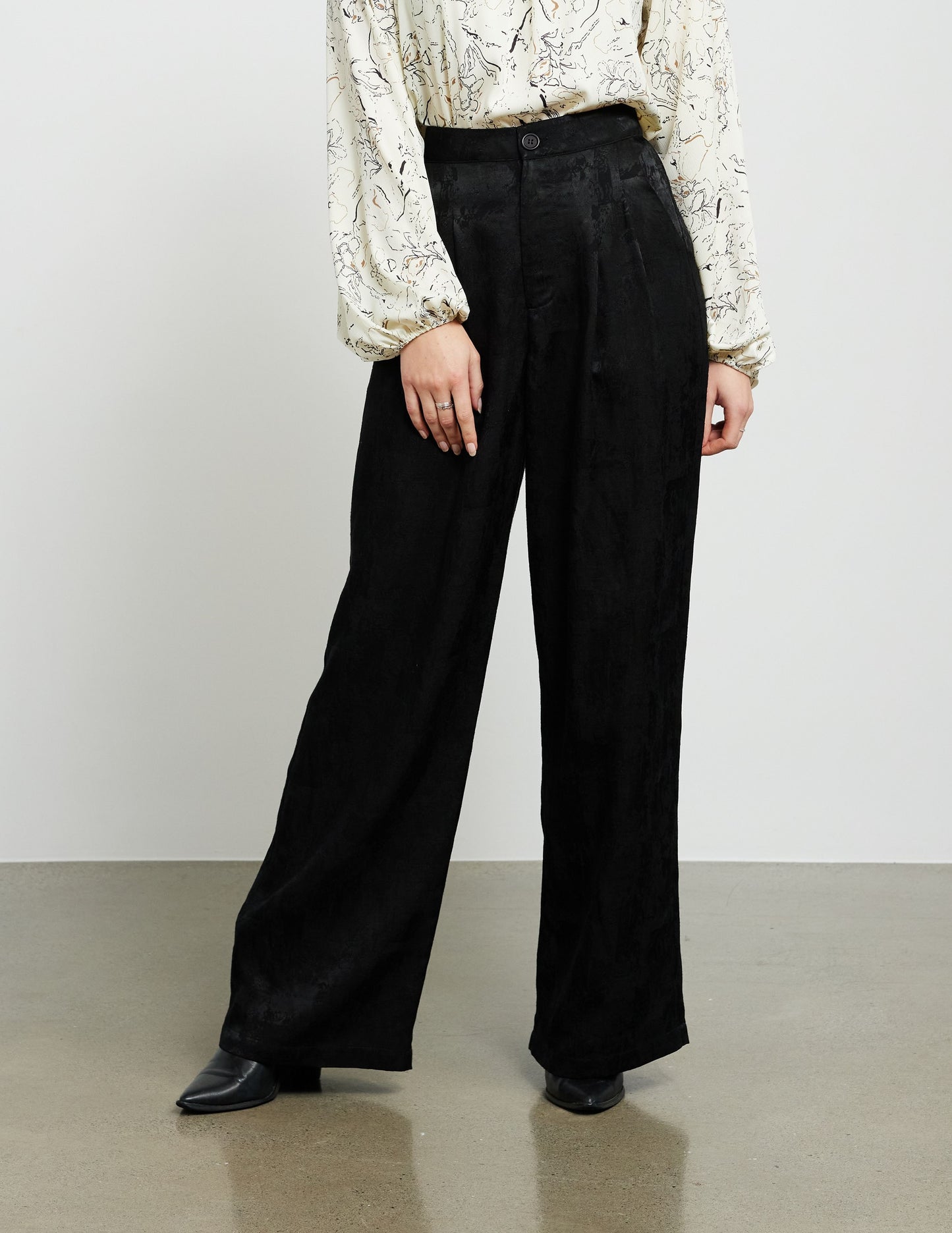 ET ALIA Bronte Pant Black Jaquard