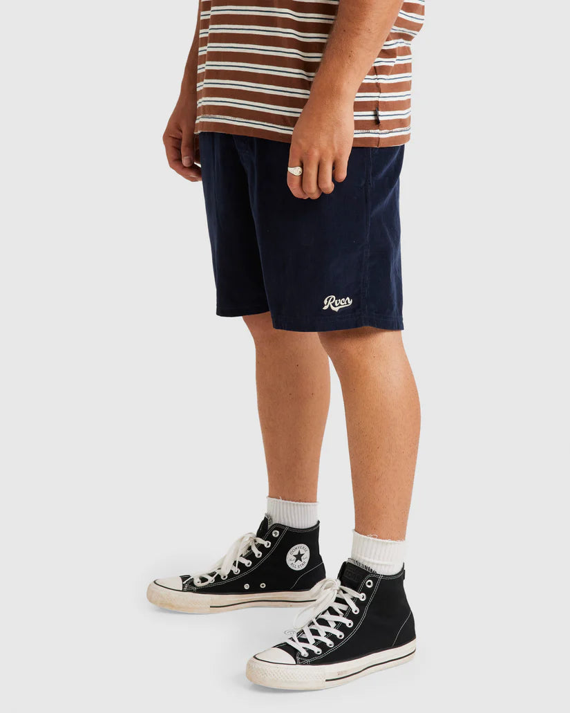 RVCA Escape Cord Elastic Edge Short Navy