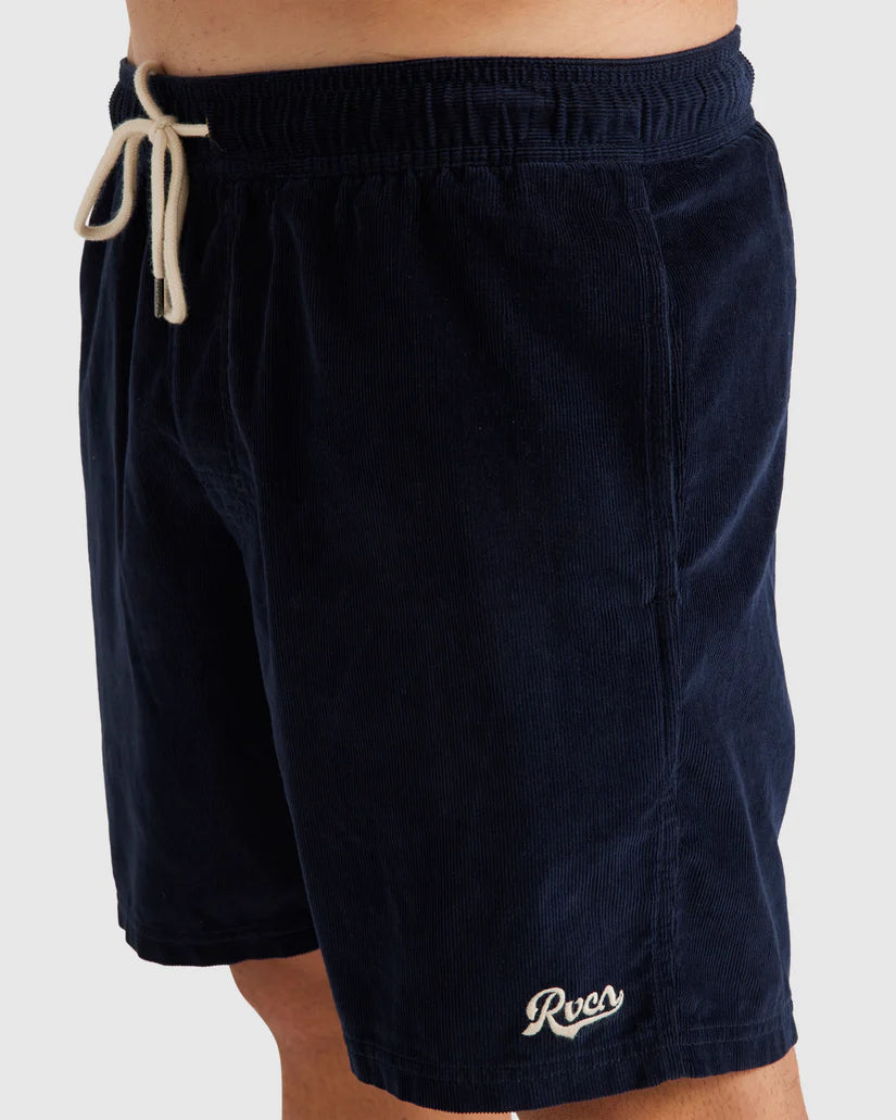 RVCA Escape Cord Elastic Edge Short Navy