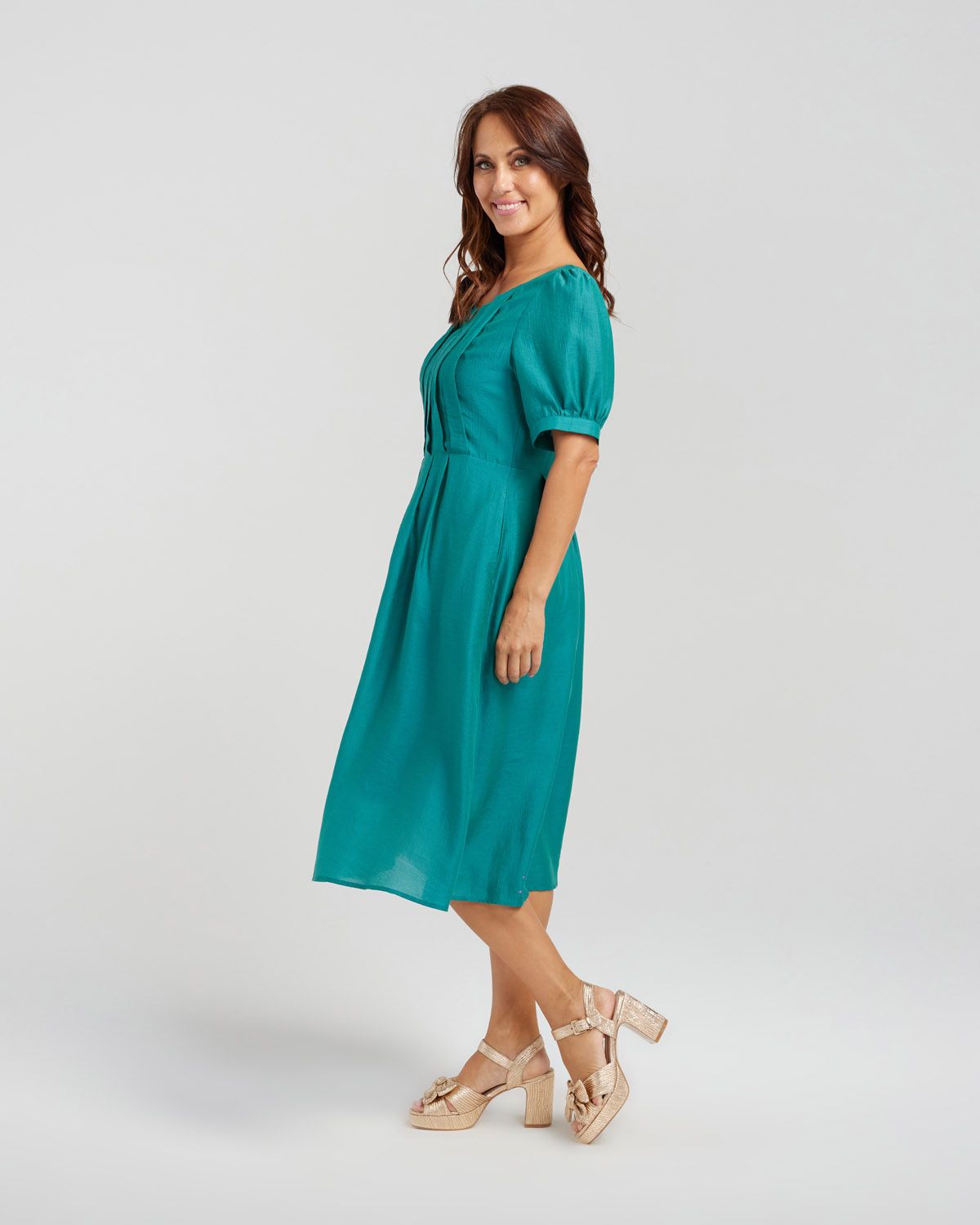 Seduce Julia Dress Forest Green