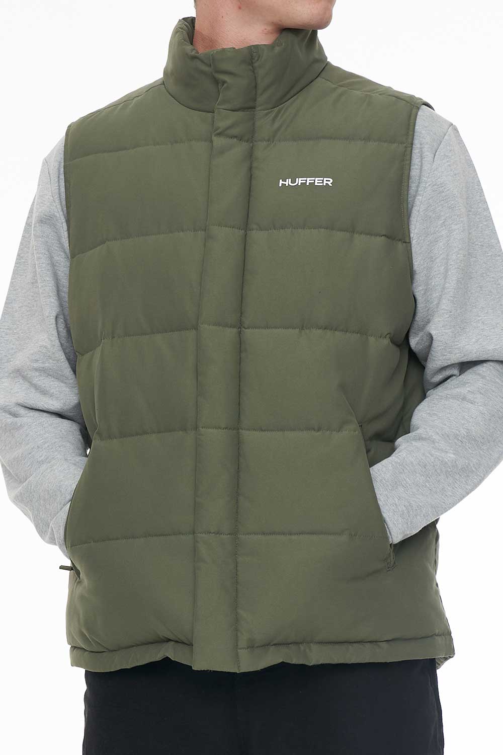 HUFFER PUFFER Vest Khaki