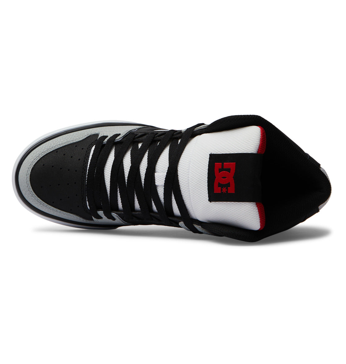 DC SHOES Pure High Top Black/Red/Grey