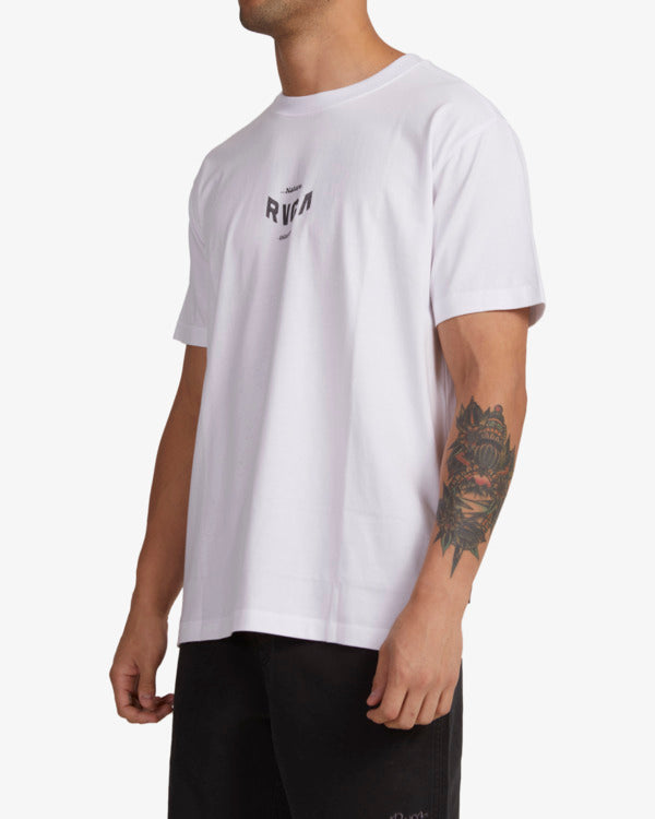 RVCA Branded Tee White