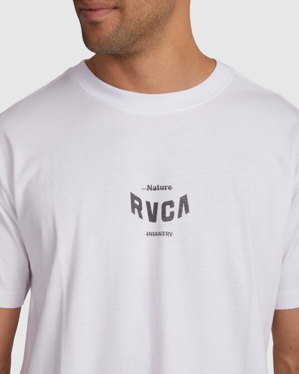 RVCA Branded Tee White