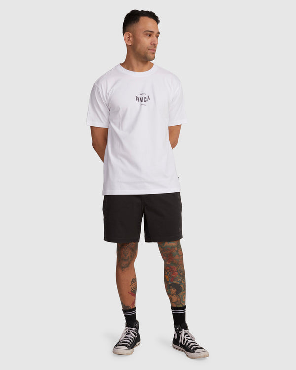 RVCA Branded Tee White