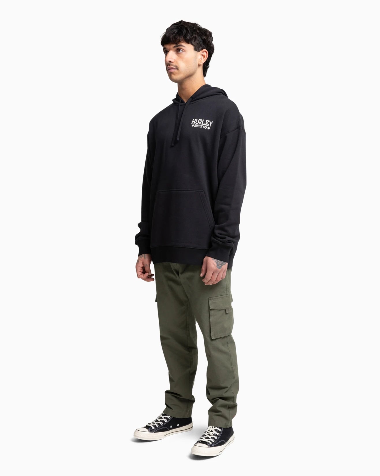 Hurley Sun Pullover Hoodie Black