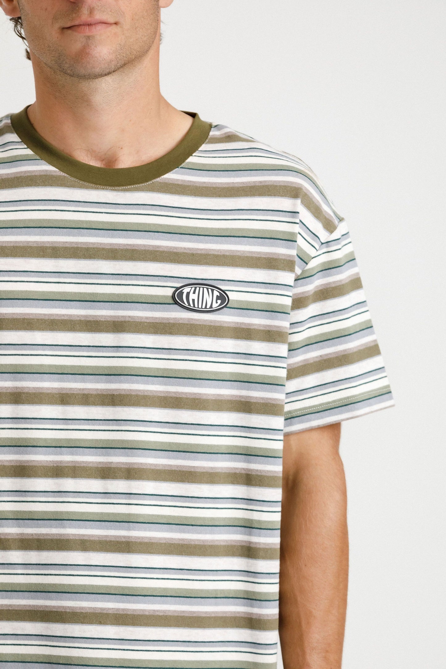 THING THING Ample Tee Earth Stripe