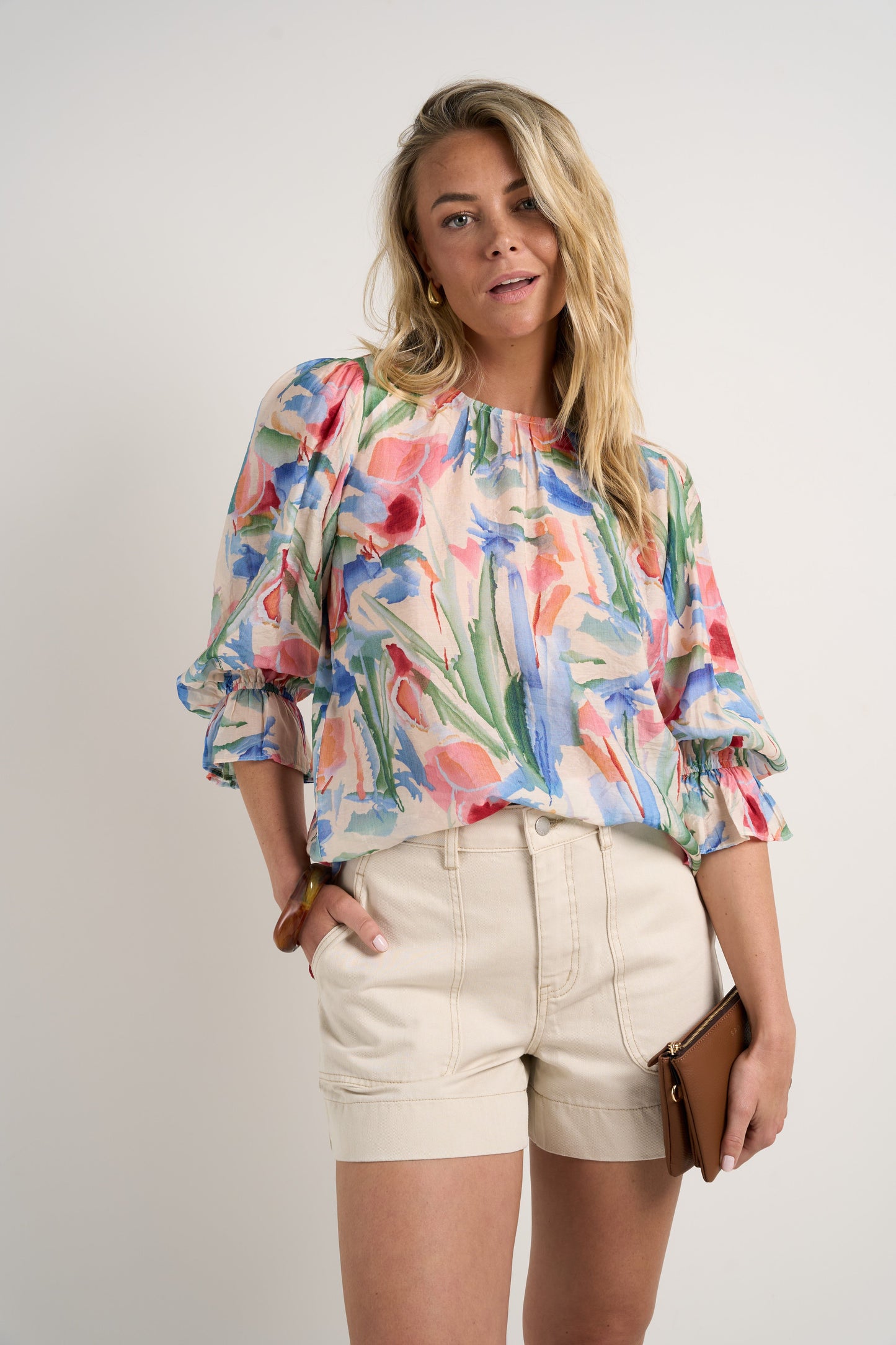 IVY + JACK Candid Watercolour Frill Sleeve