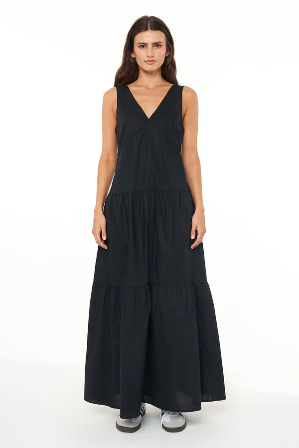 HUFFER Freida Maxi Dress Black