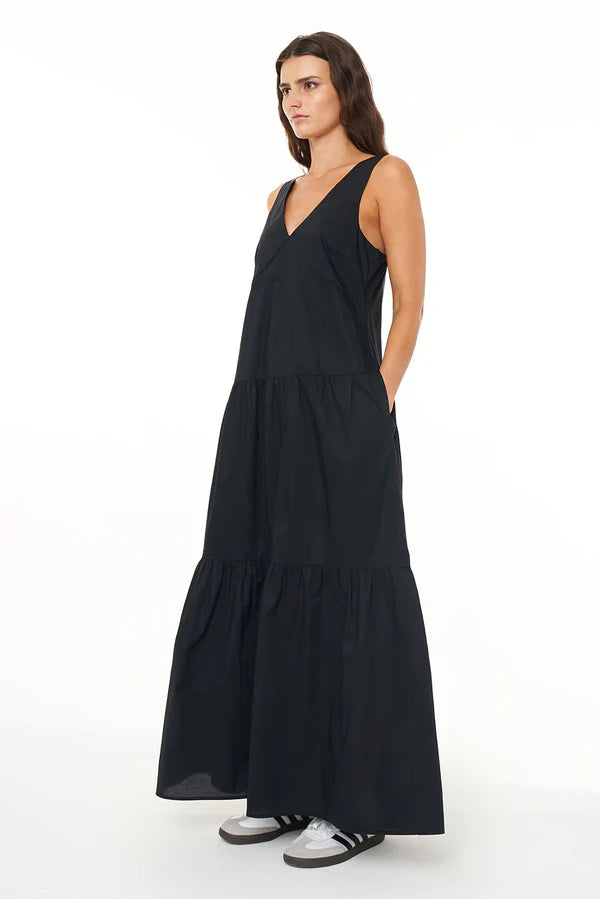 HUFFER Freida Maxi Dress Black