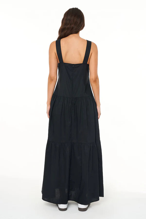 HUFFER Freida Maxi Dress Black