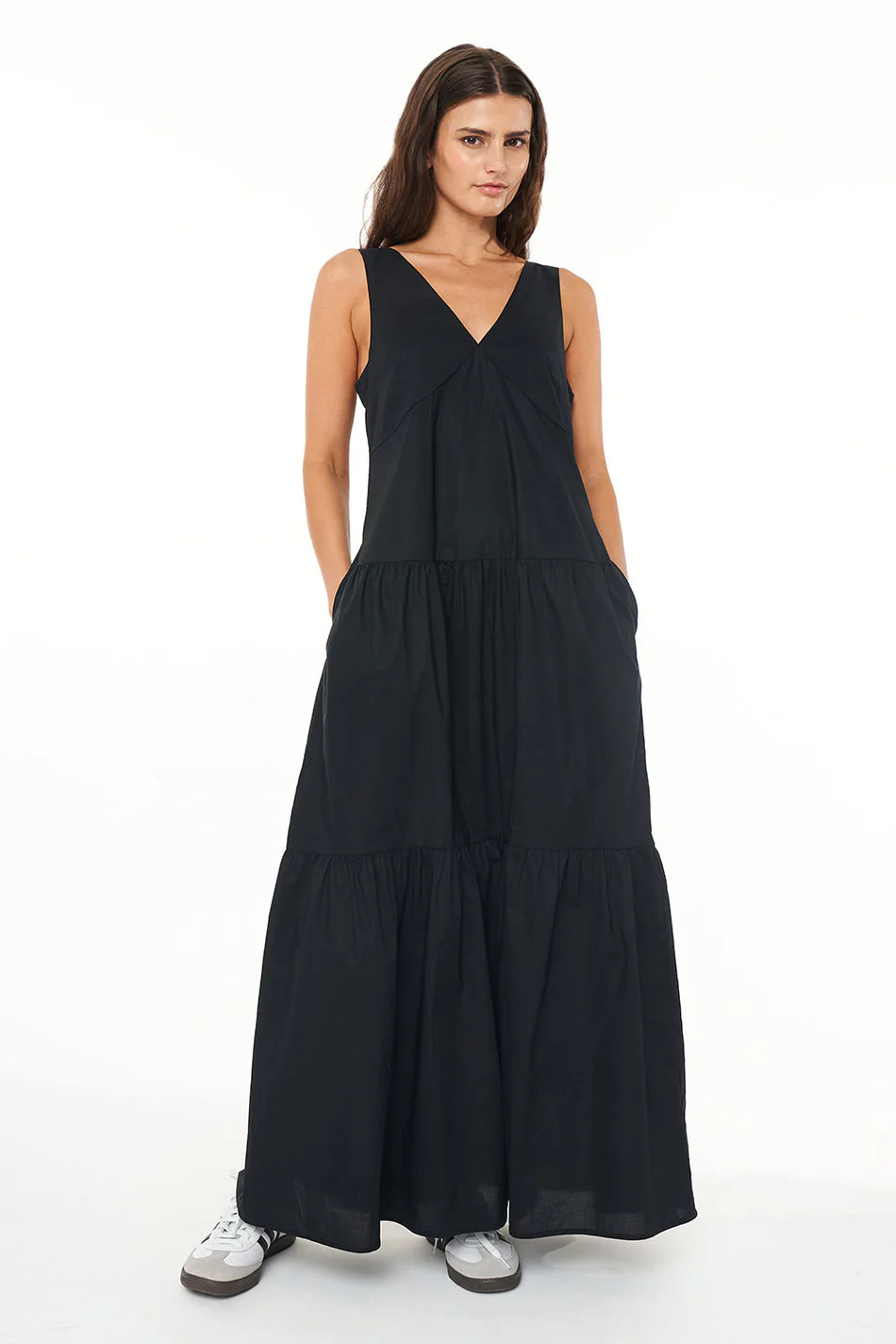 HUFFER Freida Maxi Dress Black