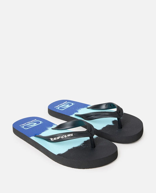 Rip Curl BOYS Dip Dye Bloom Open Toe Jandal Blue