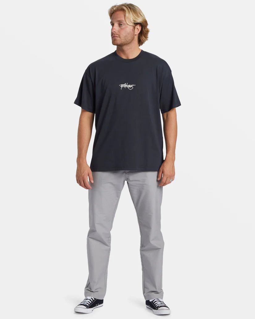 Billabong Identity SS OG Fit Tee Washed Black