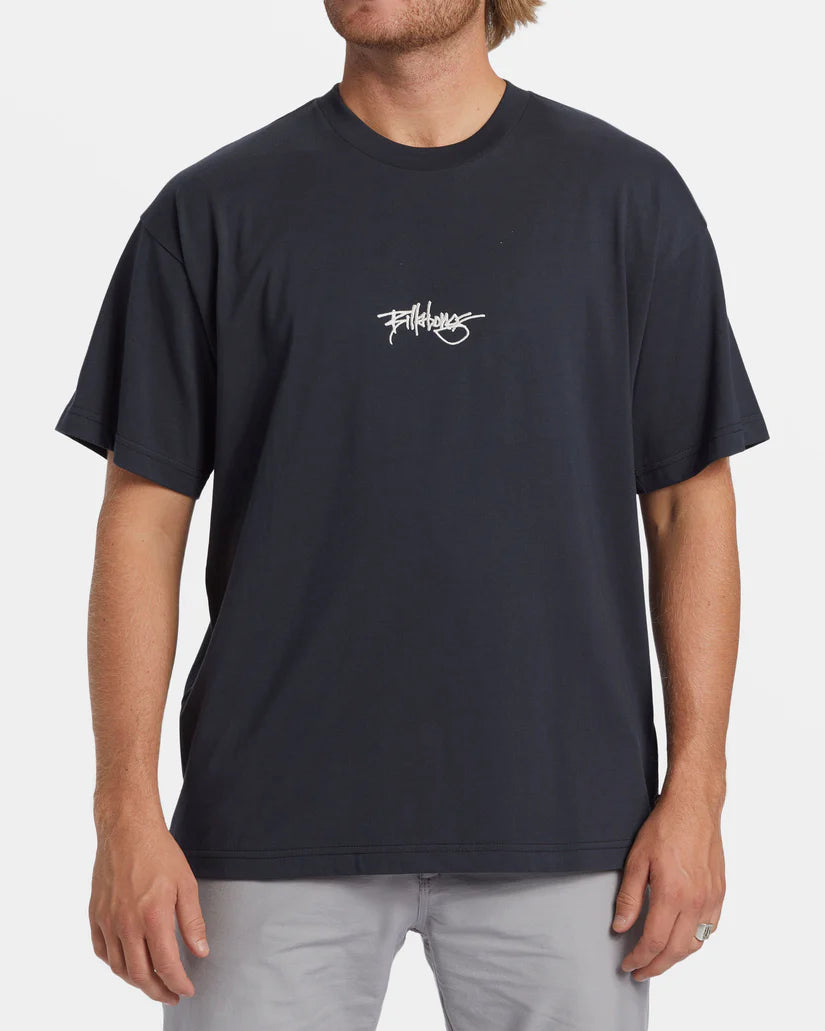 Billabong Identity SS OG Fit Tee Washed Black