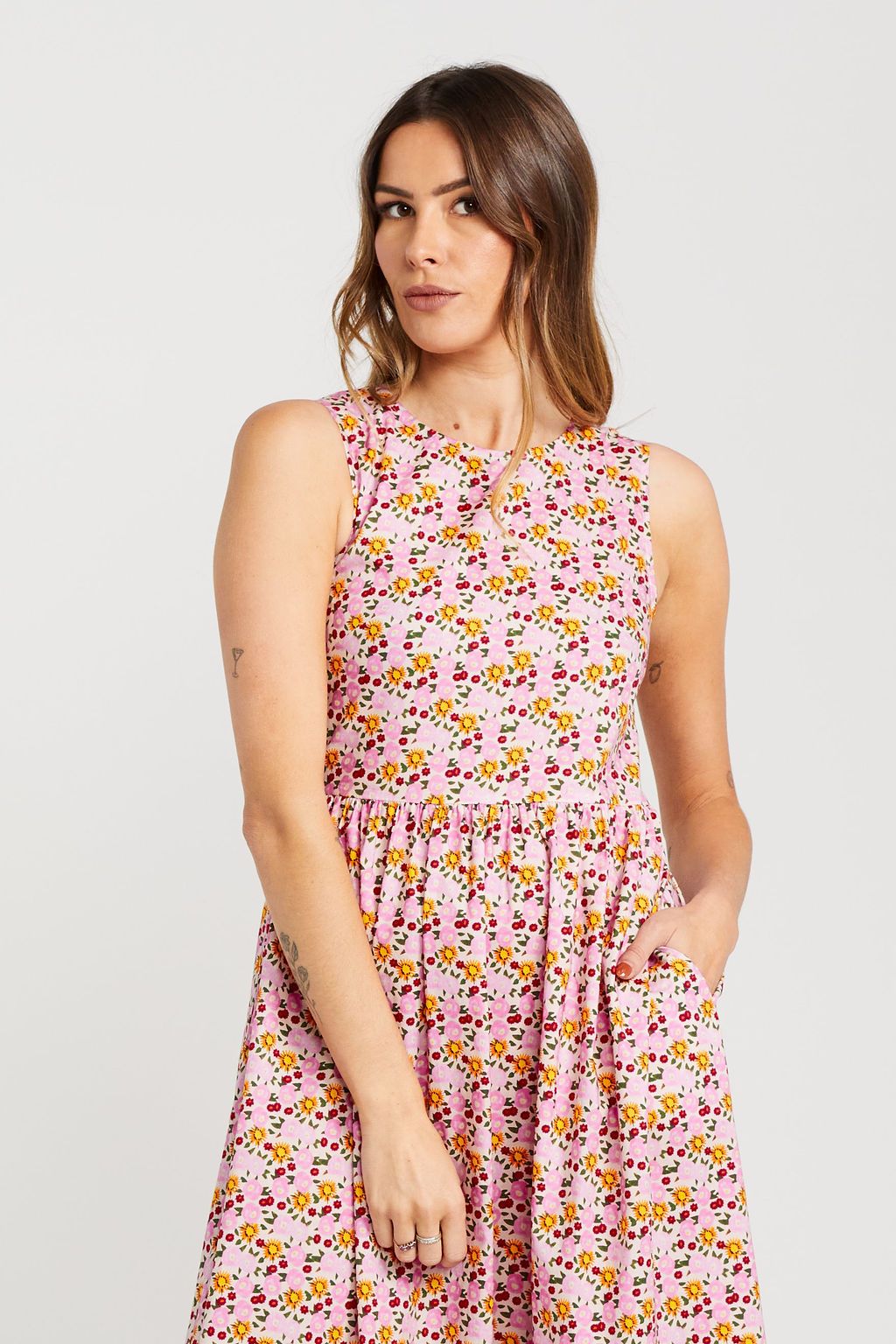 THING THING Kippah Dress Posy