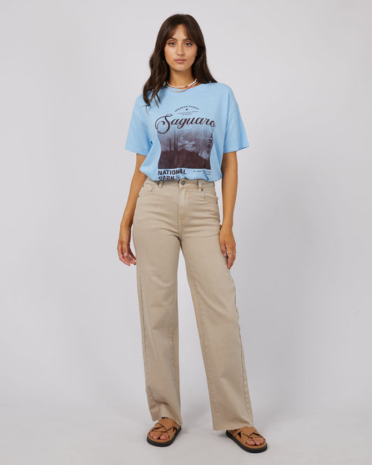 All About Eve Phoenix Standard Tee Powder Blue