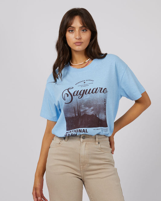 All About Eve Phoenix Standard Tee Powder Blue