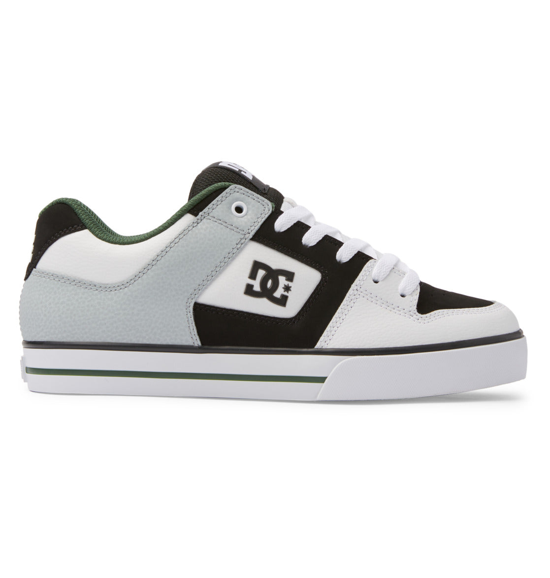 DC SHOES Pure White/Black/Green Shoe