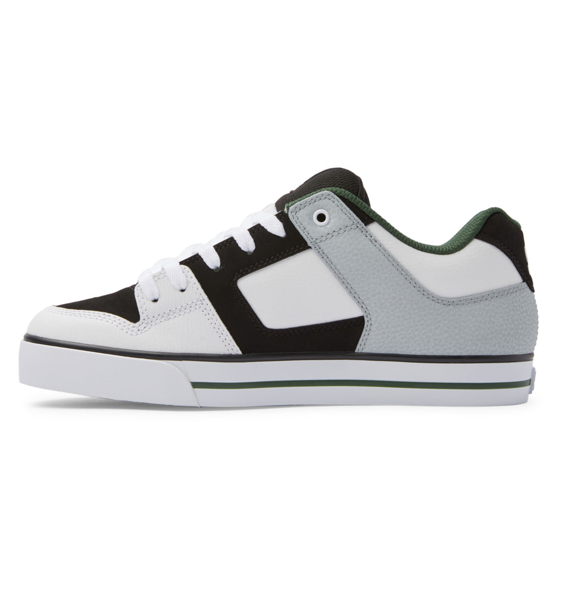 DC SHOES Pure White/Black/Green Shoe