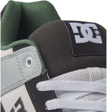 DC SHOES Pure White/Black/Green Shoe