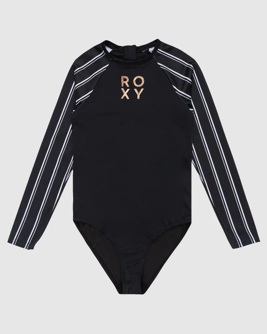 Roxy Girl Active Bico LS Onesie Swimsuit 8-14