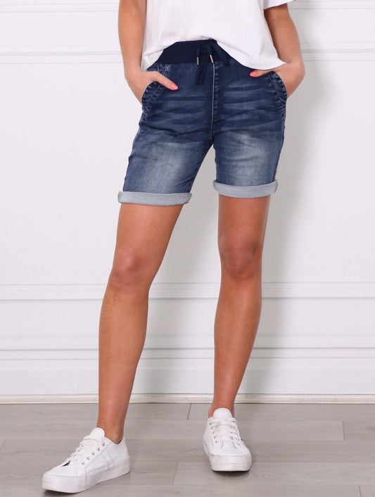 Monaco Jeans Riley Short Blue Wash