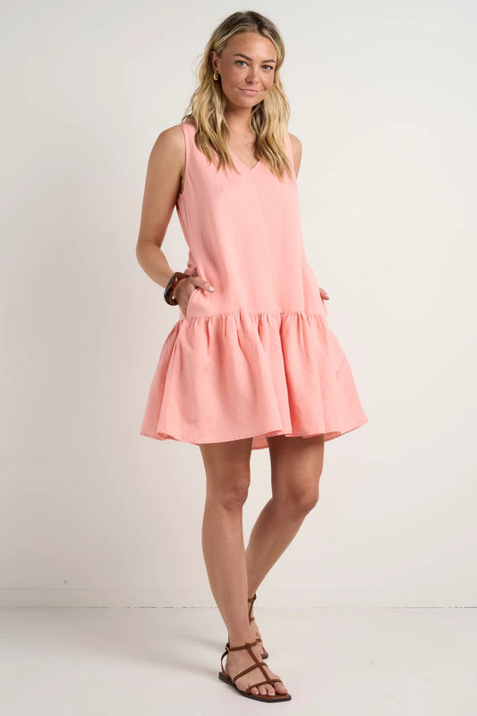 IVY & JACK Somerset Peach Sleeveless Dress