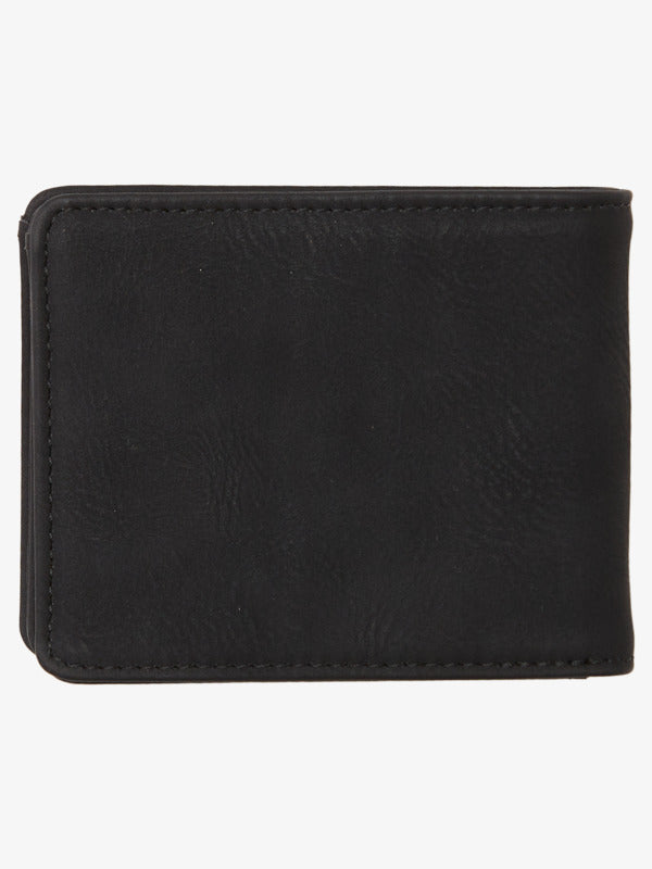 Quiksilver Thetford Wallet Black Tan The Chook House