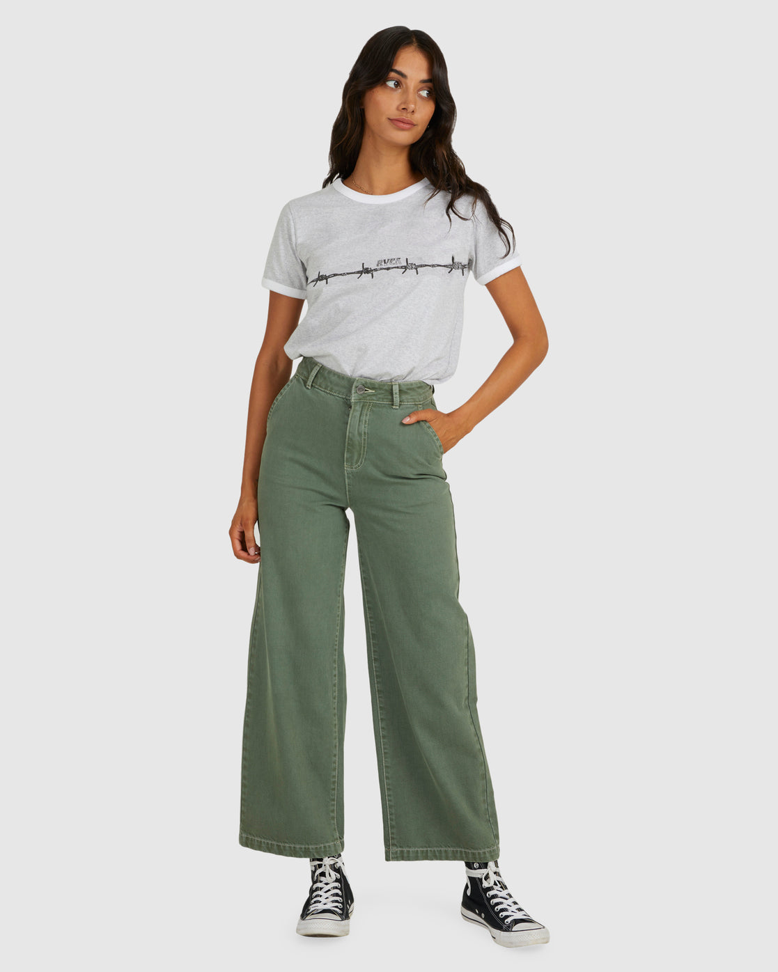 RVCA Fresh Prince Pant Tree Green